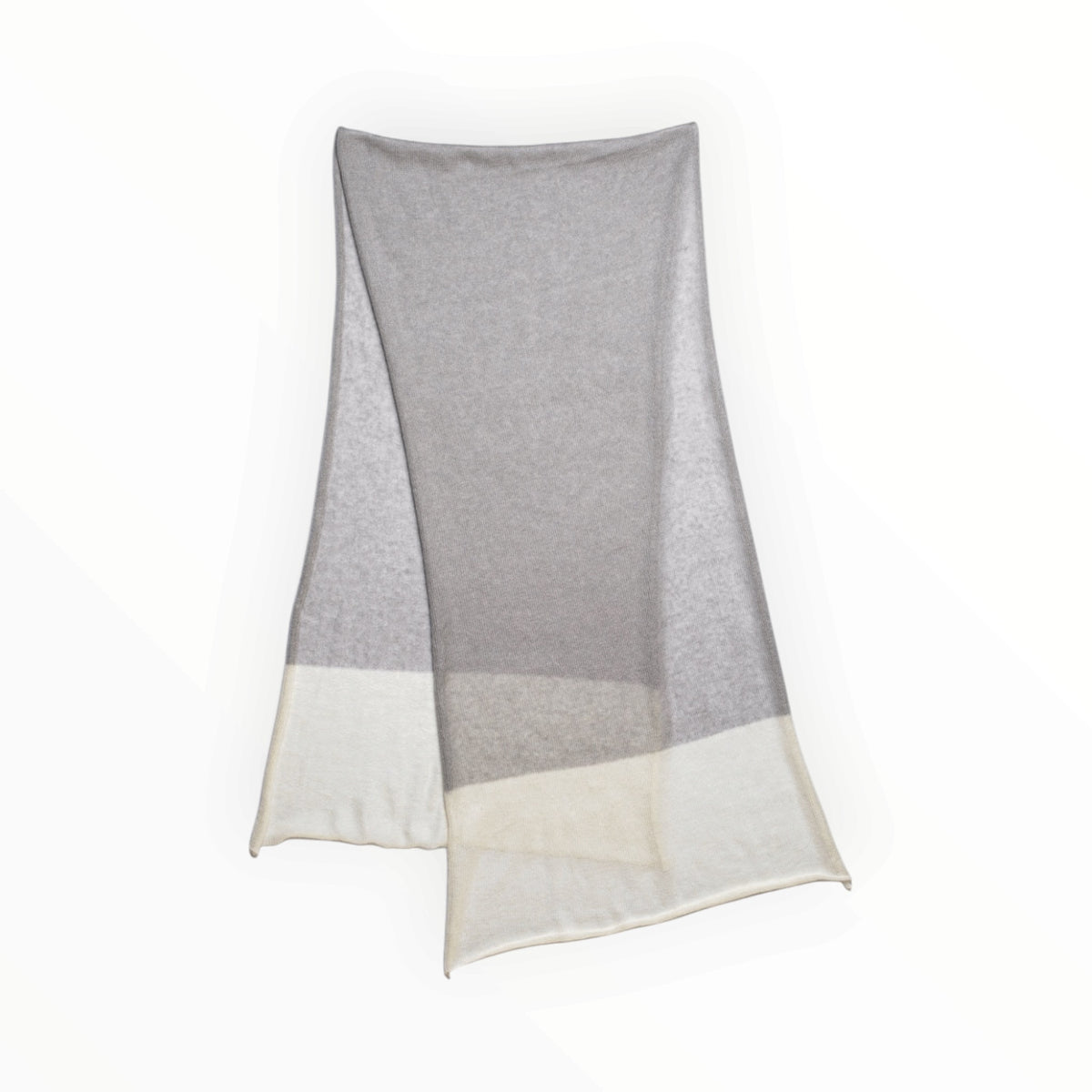 ITO KNITTO Dip Scarf - Cloud/Shell
