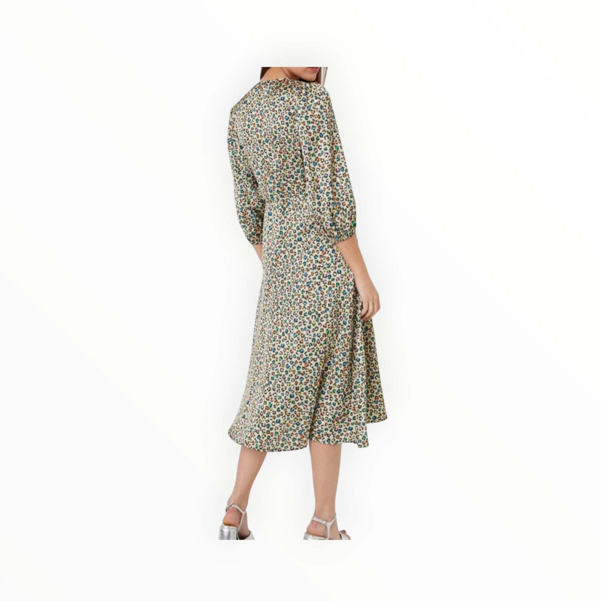 Essentiel Antwerp Dilami Dress - Beige/Black/Blue