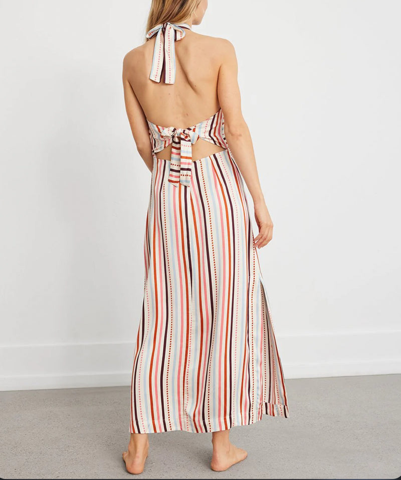 lemlem Ajani Halter Dress - Bizu Cream