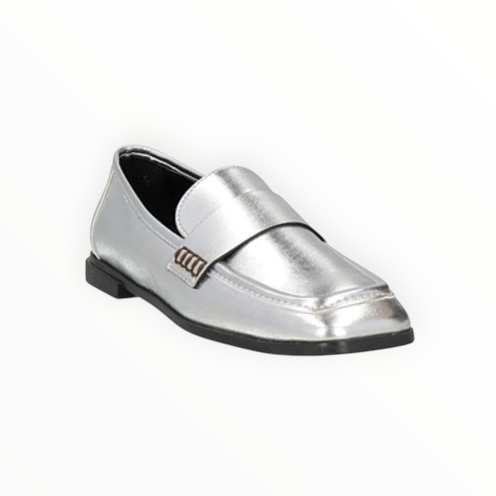 Beatrice b. Metallic Loafer - Silver