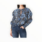 MISA Siena Top - Blue Sunflower