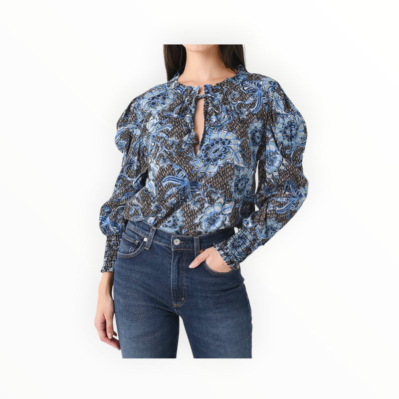 MISA Siena Top - Blue Sunflower