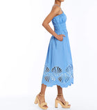 Mestiza Spritz Smocked Dress - Lotus Blue