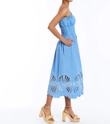 Mestiza Spritz Smocked Dress - Lotus Blue