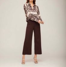 Fifteen Twenty Tess Half Placket Shirt - Earthy Block Print