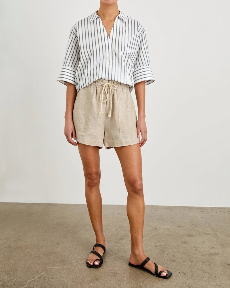 Rails Foster Short - Heathered Flax