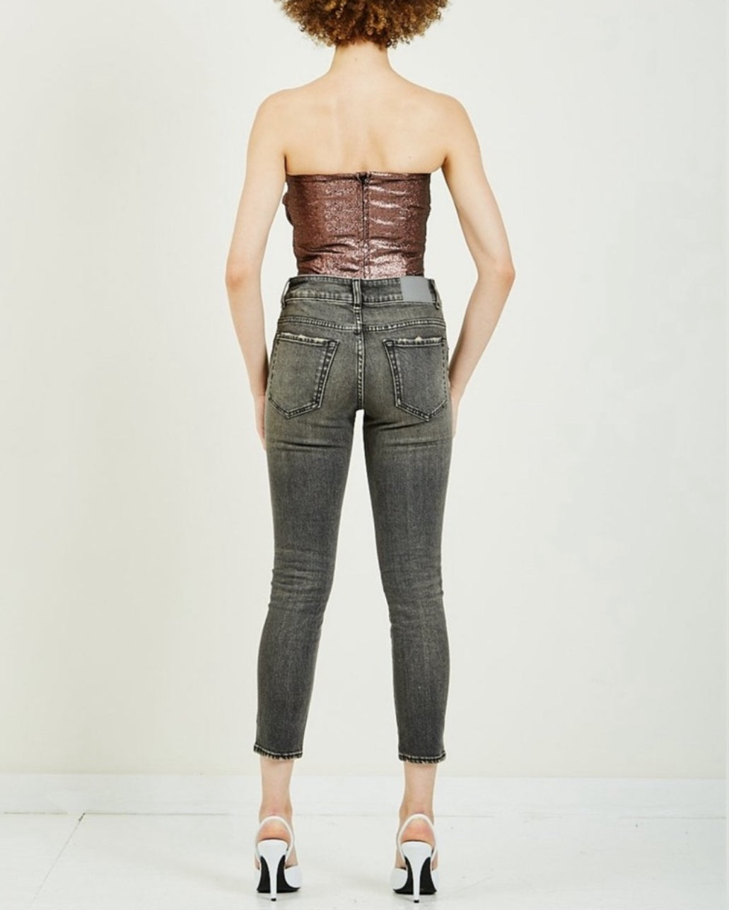 Birgitte Herskind Ethel Draped Corsage Bustier - Rose