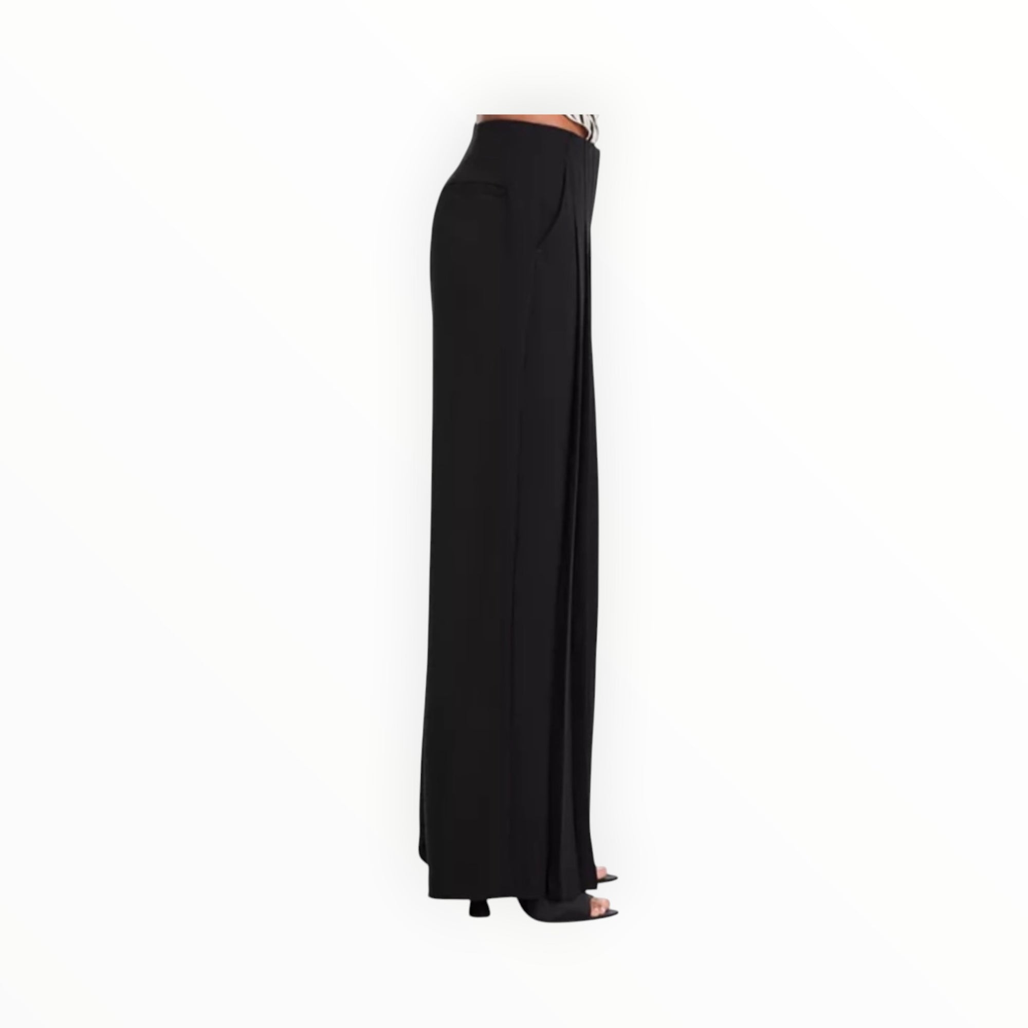 Steve Madden Angelica Pleated Pants - Black