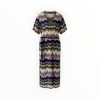 Oui Knitted Midi Dress - Rose Blue