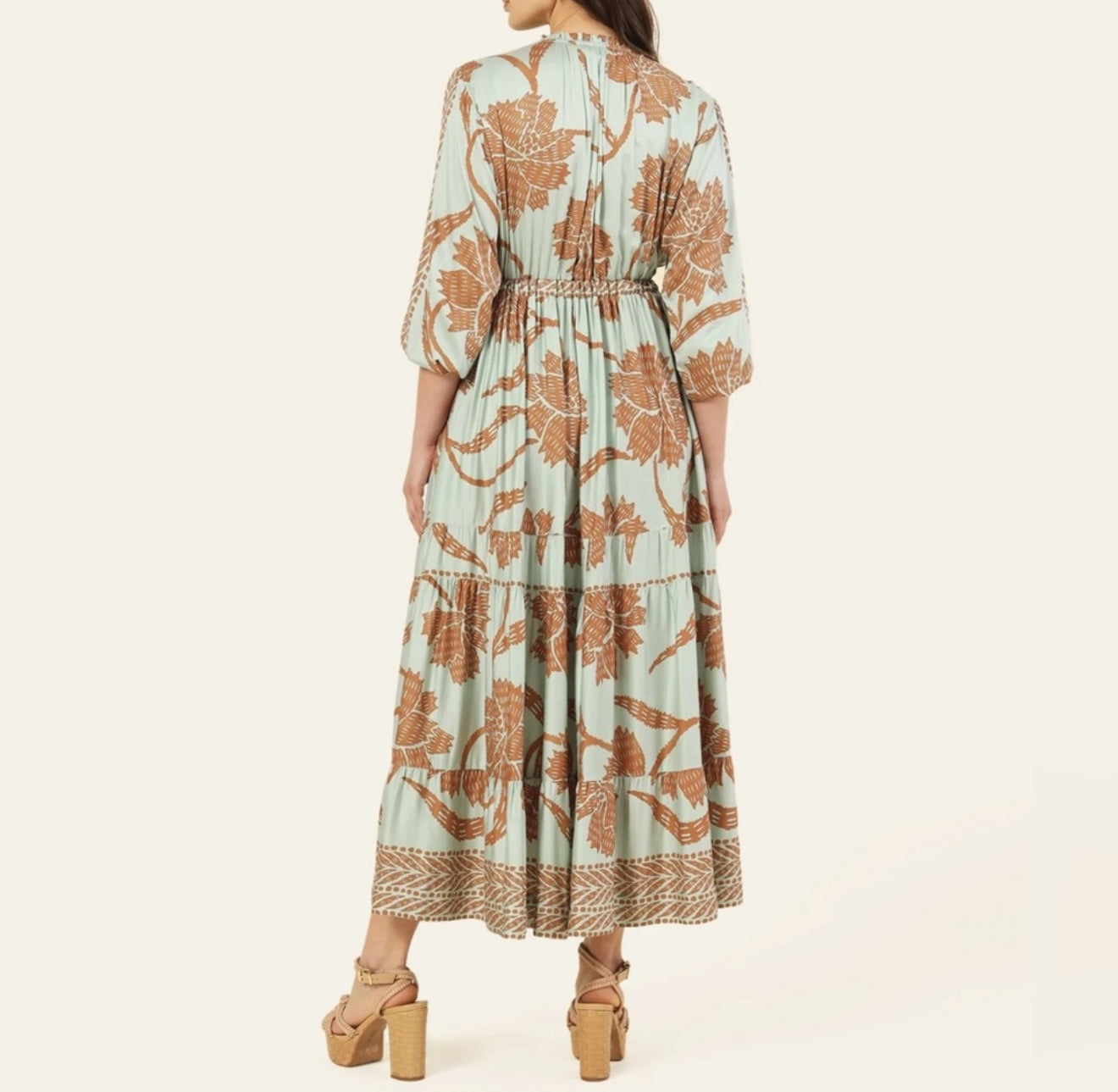 Omika Nina Midi Dress - Nia Seafoam
