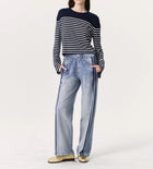 rag & bone Carter Metallic Leather Boat Shoes - Gold