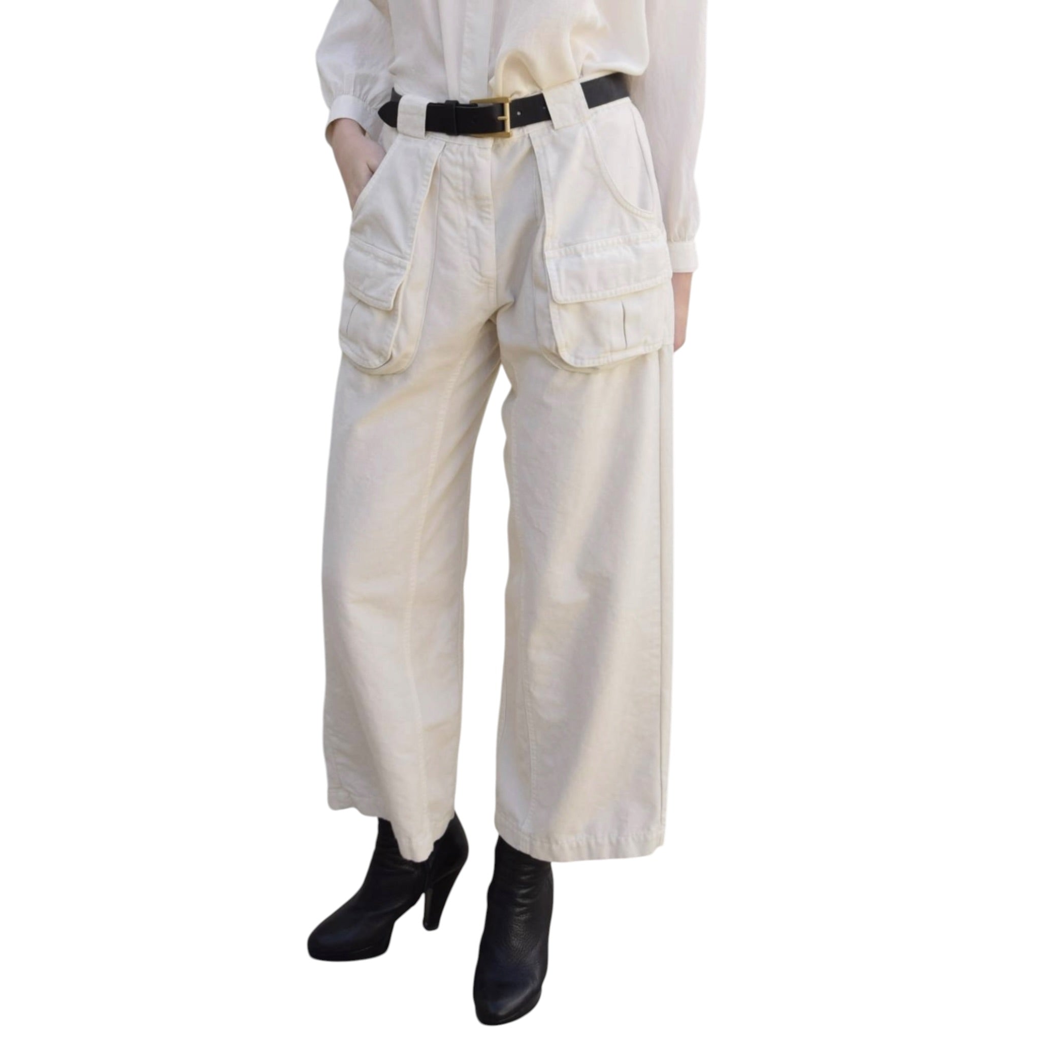 The Avant Gracy Trouser - Vintage White