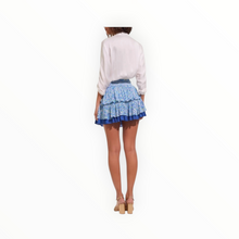 Poupette St. Barth Ariane Skirt - Blue Ocean Flowers