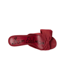 Sam Edelman Ragan Kitten Heel Sandal - Deep Scarlet