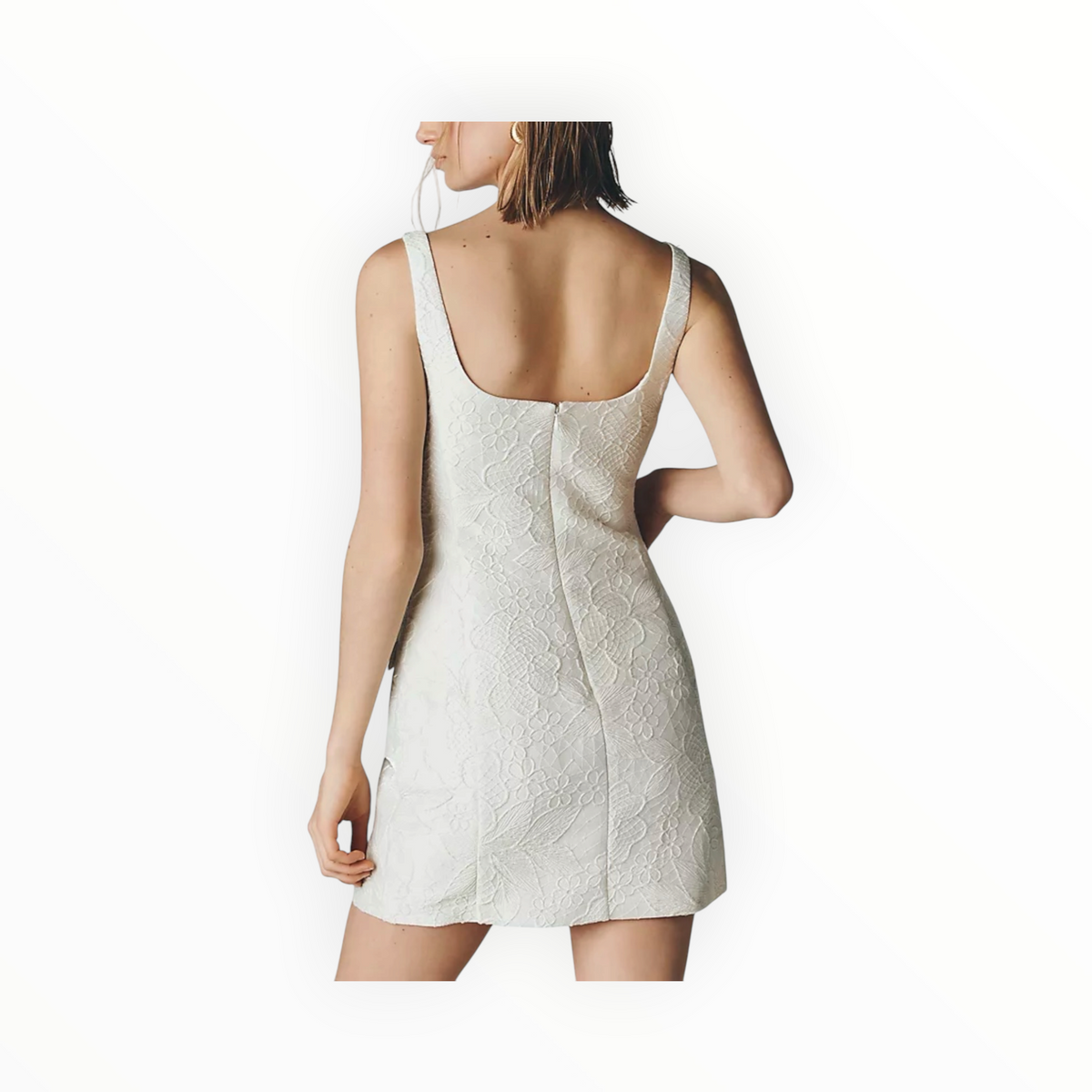Amanda Uprichard Isabella Dress - Chalk