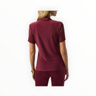 Joseph Ribkoff Satin Silky Knit Top - Merlot