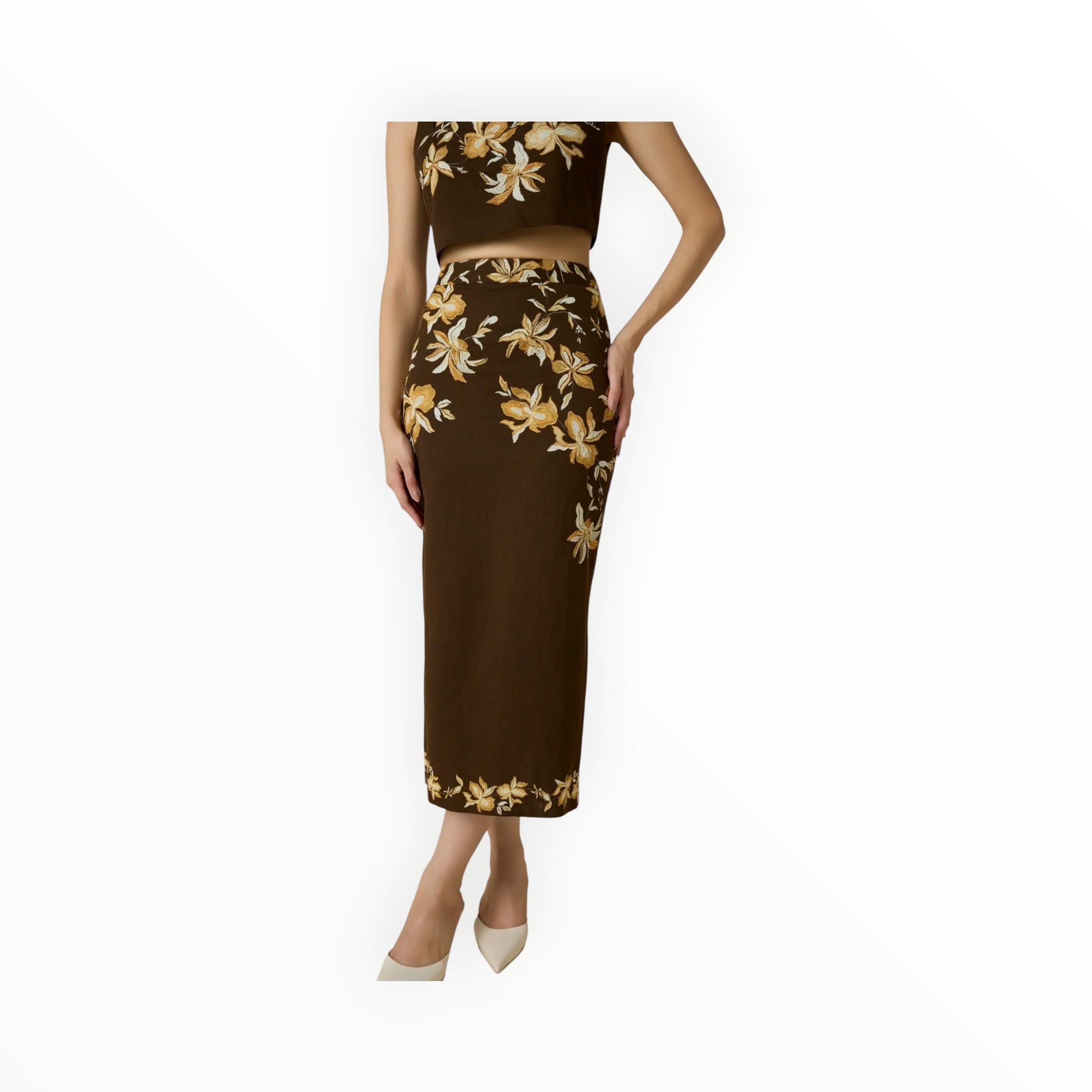Hemant & Nandita Bota Midi Skirt