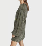 Retrofête Gabrielle Sequined Dress - Army Green