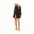 MISA Katana Dress - Black Palm D'Or