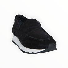Voile Blanche Julia Loafer - Black Suede
