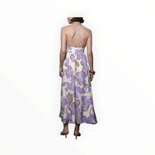 Greylin Ayla Braided Halter Strap Maxi Dress - Cream/Lilac