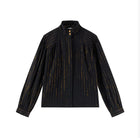Leon & Harper Chana Strp Shirt - Black