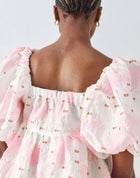 Sister Jane Venus Jacquard Top - Coral