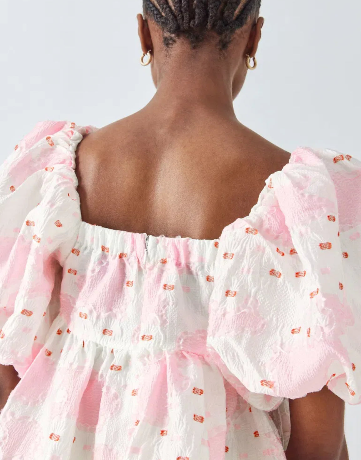 Sister Jane Venus Jacquard Top - Coral