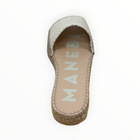 Manebí Double Sole Slides - Cream Net