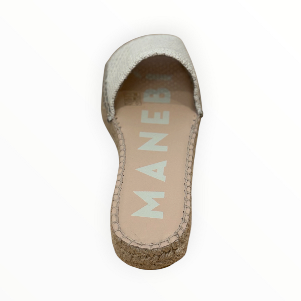 Manebí Double Sole Slides - Cream Net