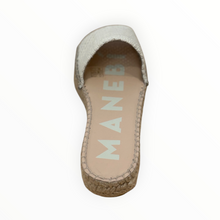 Manebí Double Sole Slides - Cream Net