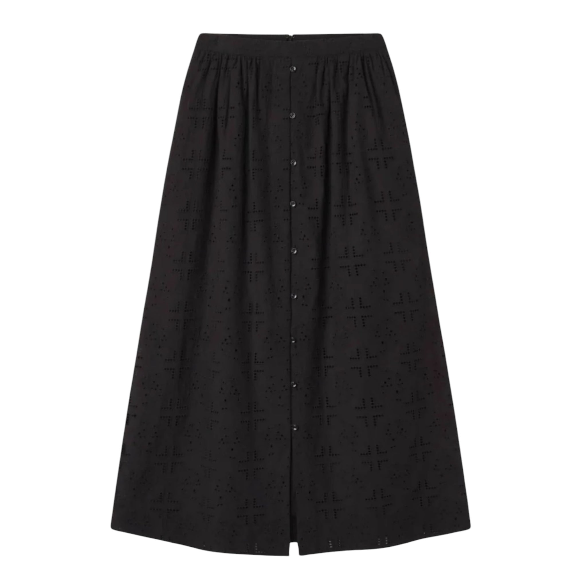 Trovata Lisette Lace Skirt - Black Hanker Eyelet