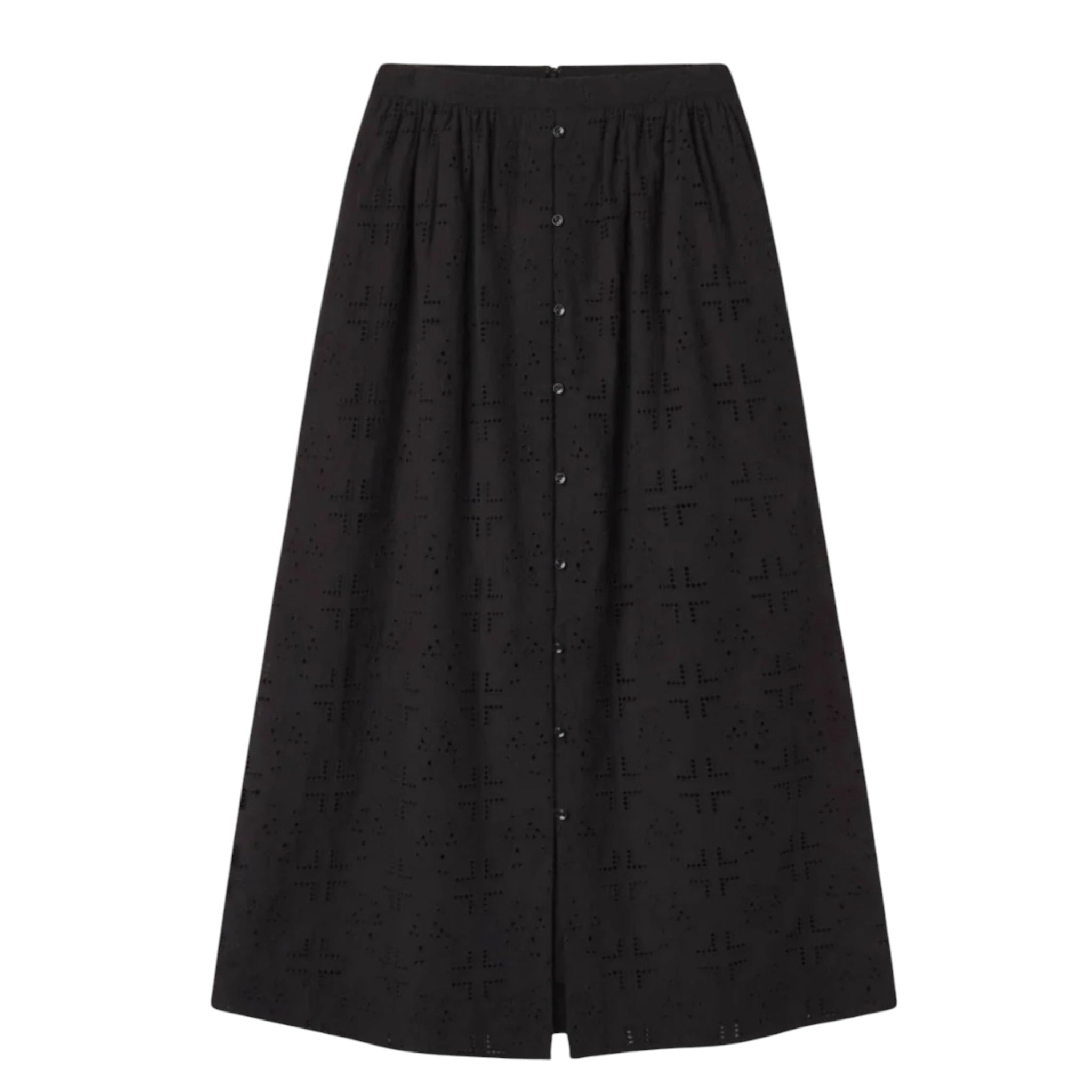 Trovata Lisette Lace Skirt - Black Hanker Eyelet