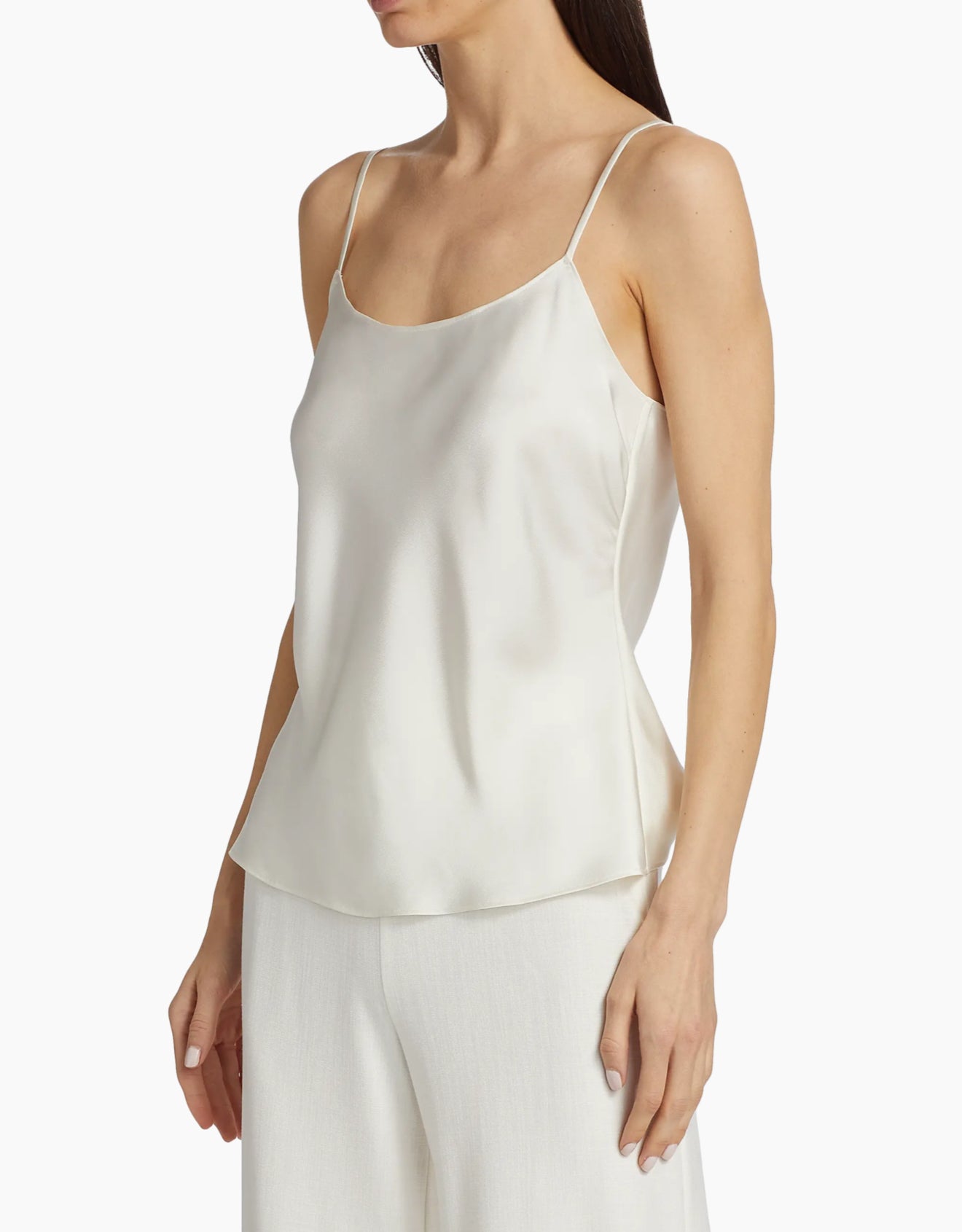 Derek Lam 10 Crosby Becca Satin Camisole - Ivory