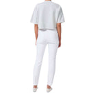 AGOLDE Willow Mid-Rise Slim Crop - Sour Cream