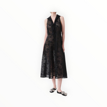 Beatrice .b Broderie Anglaise "Monogram" Chemisier Dress - Black