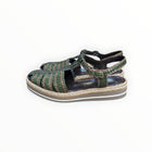 Pons Quintana Rolex Platform Sandal - Green/Tan