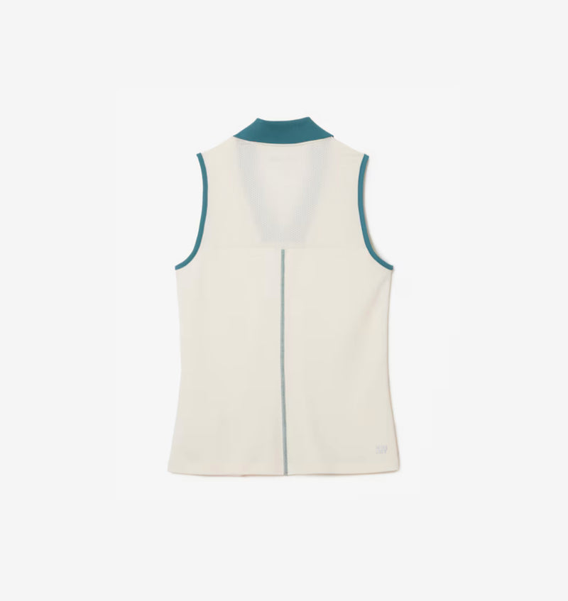 Lacoste Slim Fit Ultra Dry Sleeveless Tennis Polo - Lapland