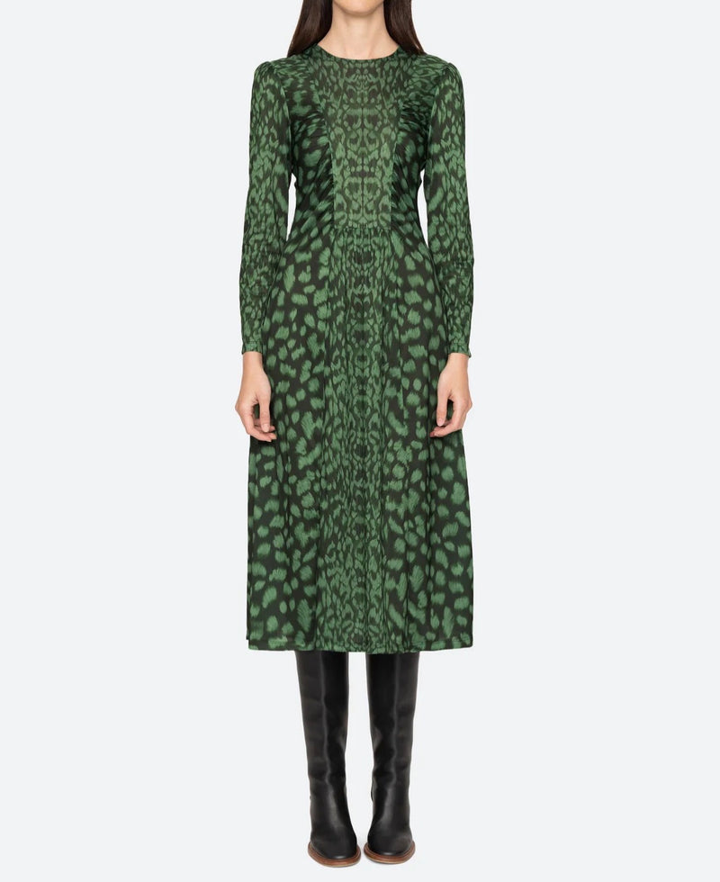 Sea New York Claude Long Sleeve Dress - Green
