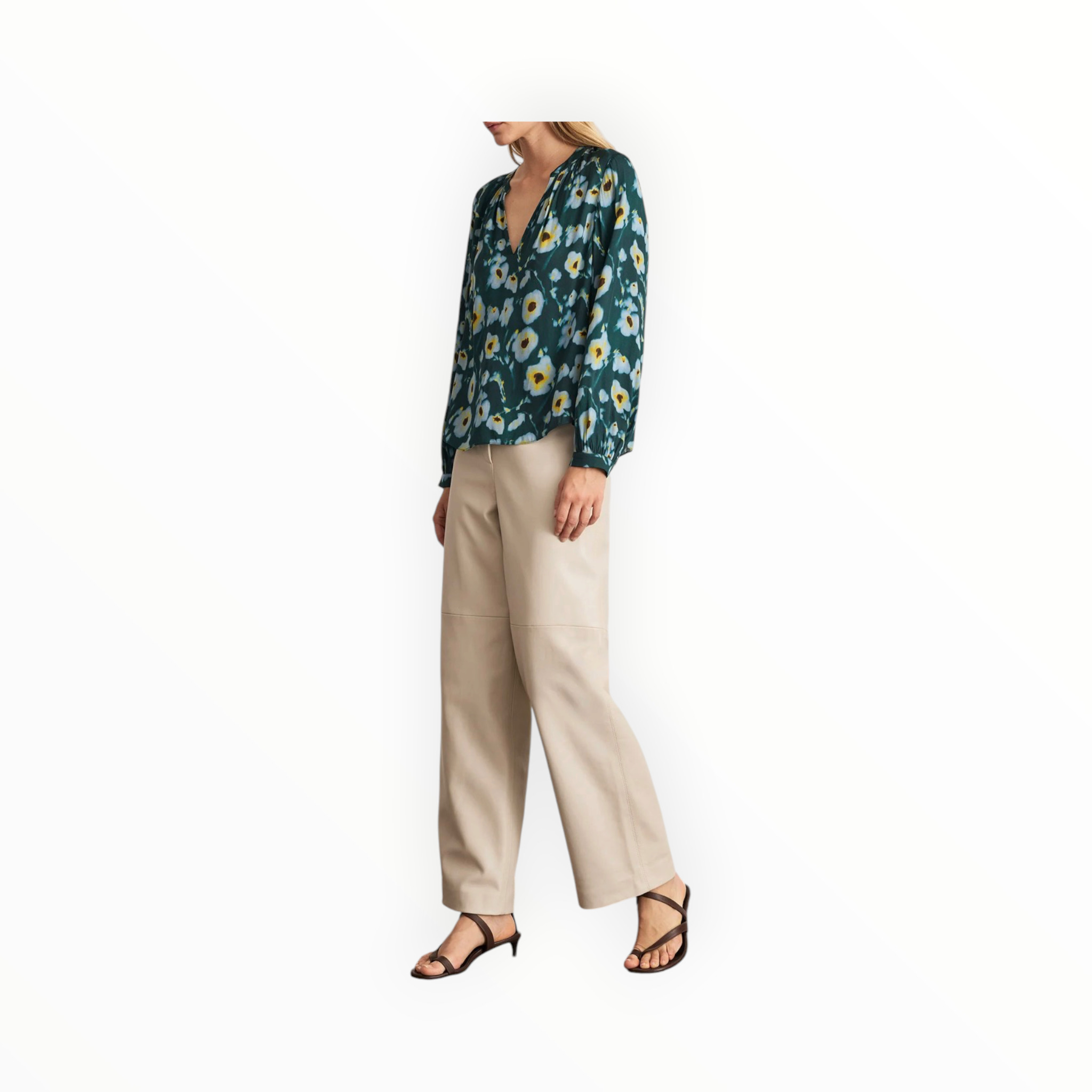 Tanya Taylor Sonia Top - Emerald Multi