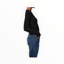 Citizens of Humanity Mara U-Neck Top - Black