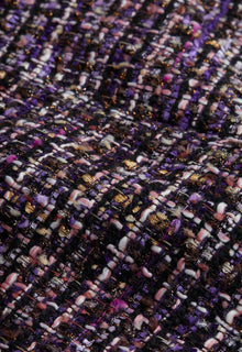 L’Agence Ashton Shorts - Purple Multi Tweed