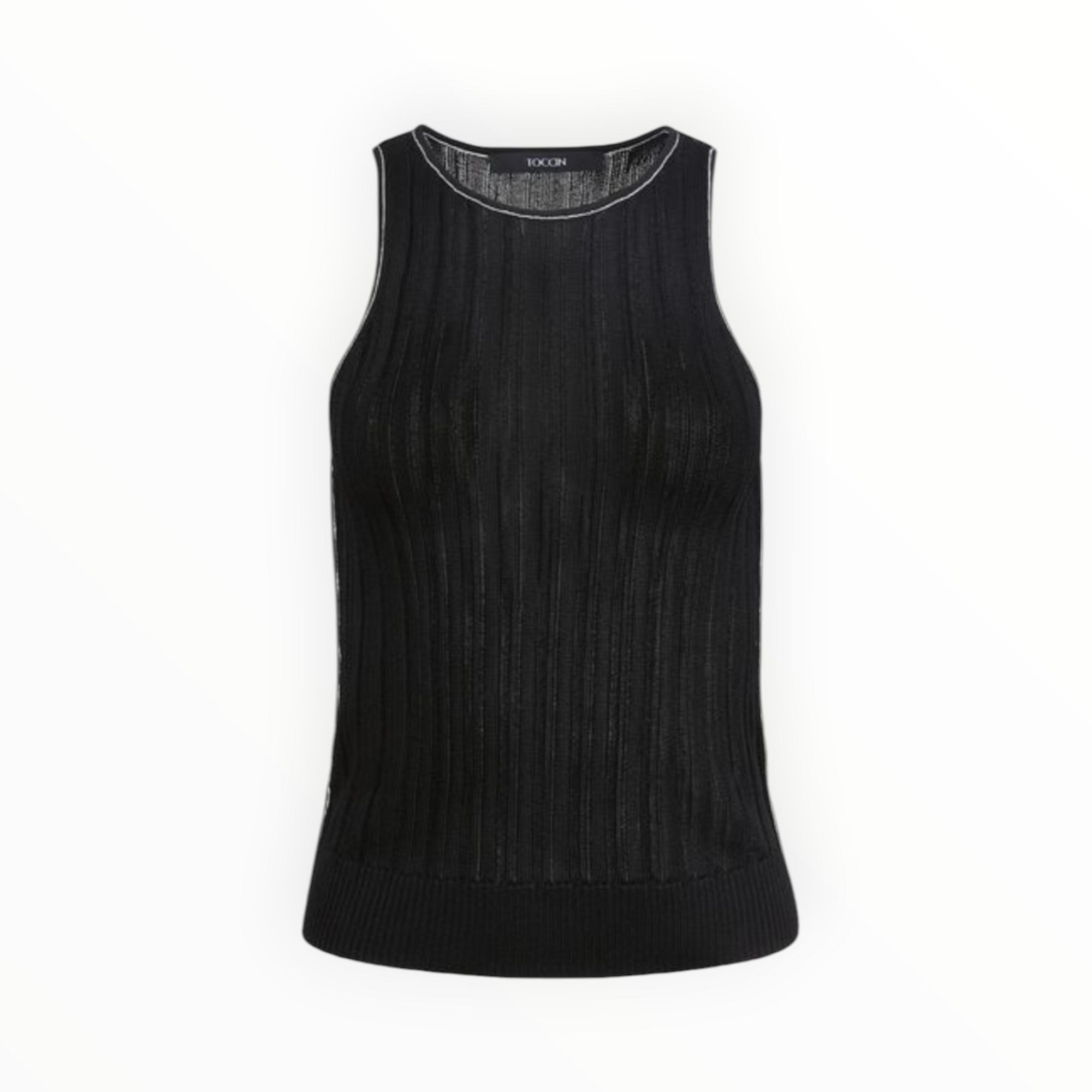 Toccin Juniper Racer Tank - Navy