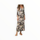 Black Iris Victoria Dress - June Blooms