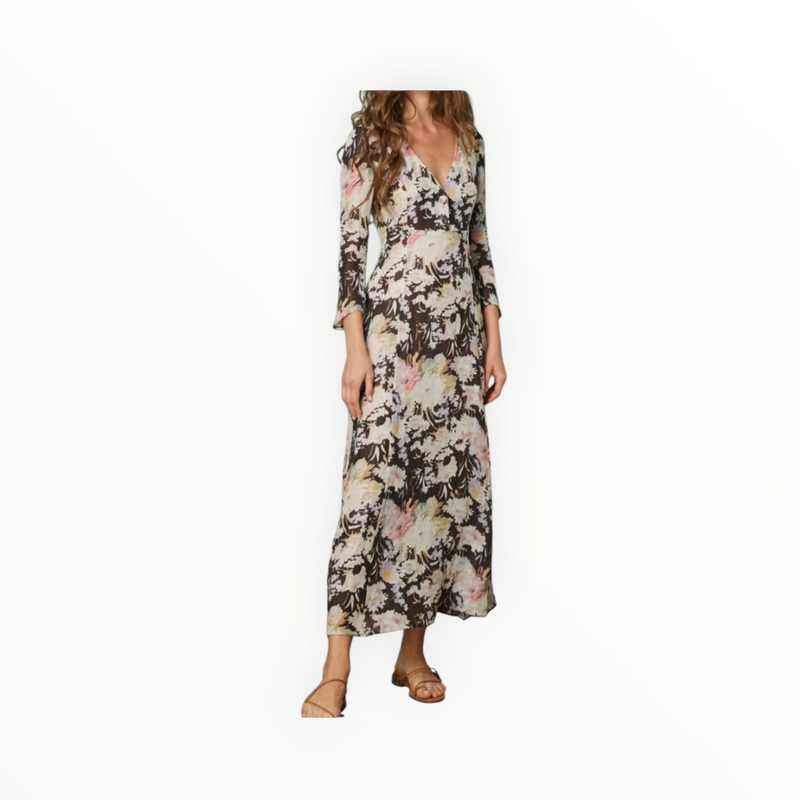 Black Iris Victoria Dress - June Blooms