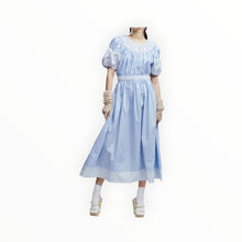 Rentrayage Barnstable Gathered Dress - Blue