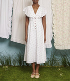 Sister Jane Chamomile Ditsy Scallop Dress