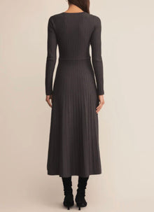 Z Supply Jasper Midi Sweater Dress - Charcoal Heather