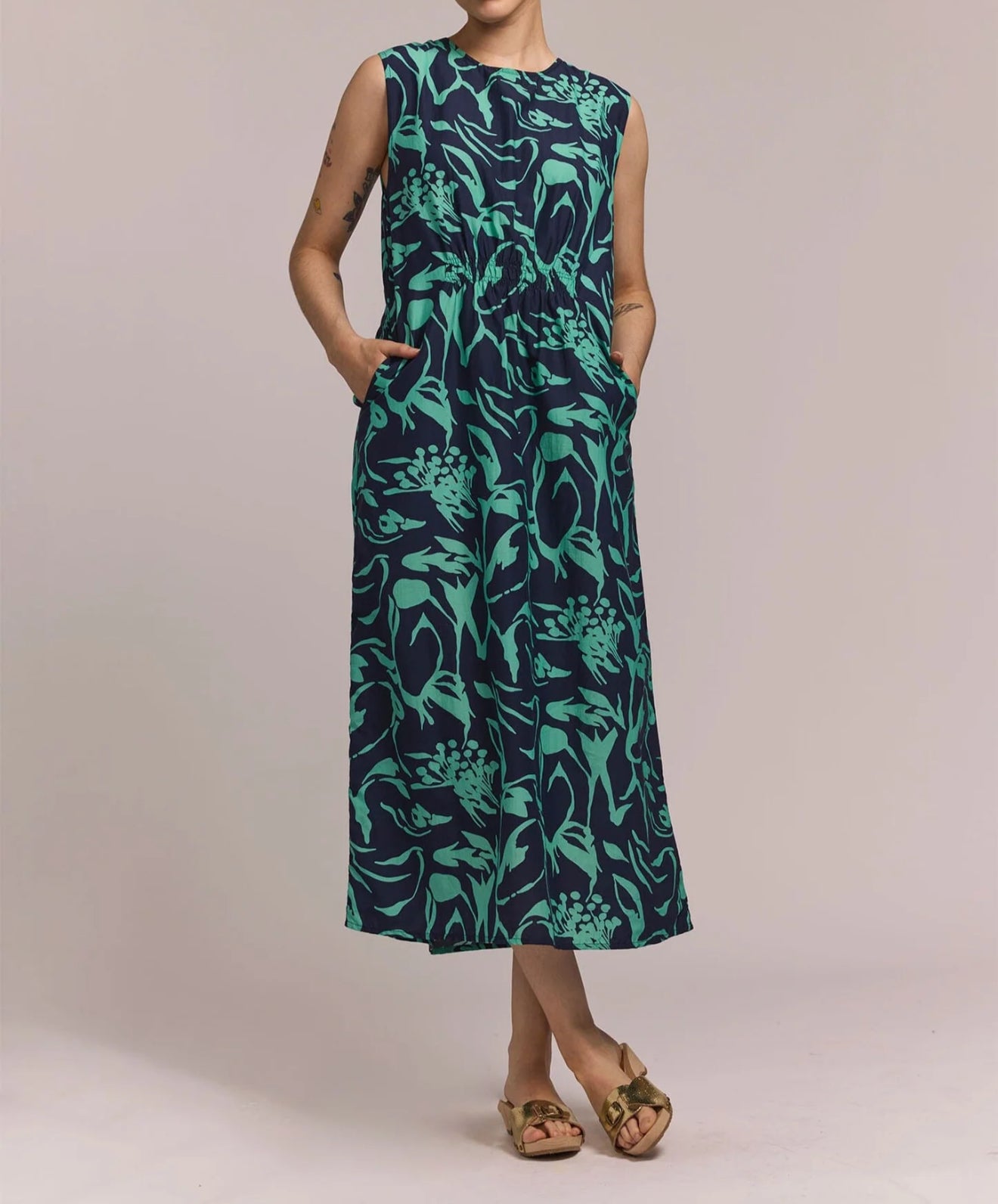 M.PATMOS Remsen Dress - Splashy Aqua