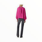 ba&sh Stefy Flowing Blouse - Fuchsia